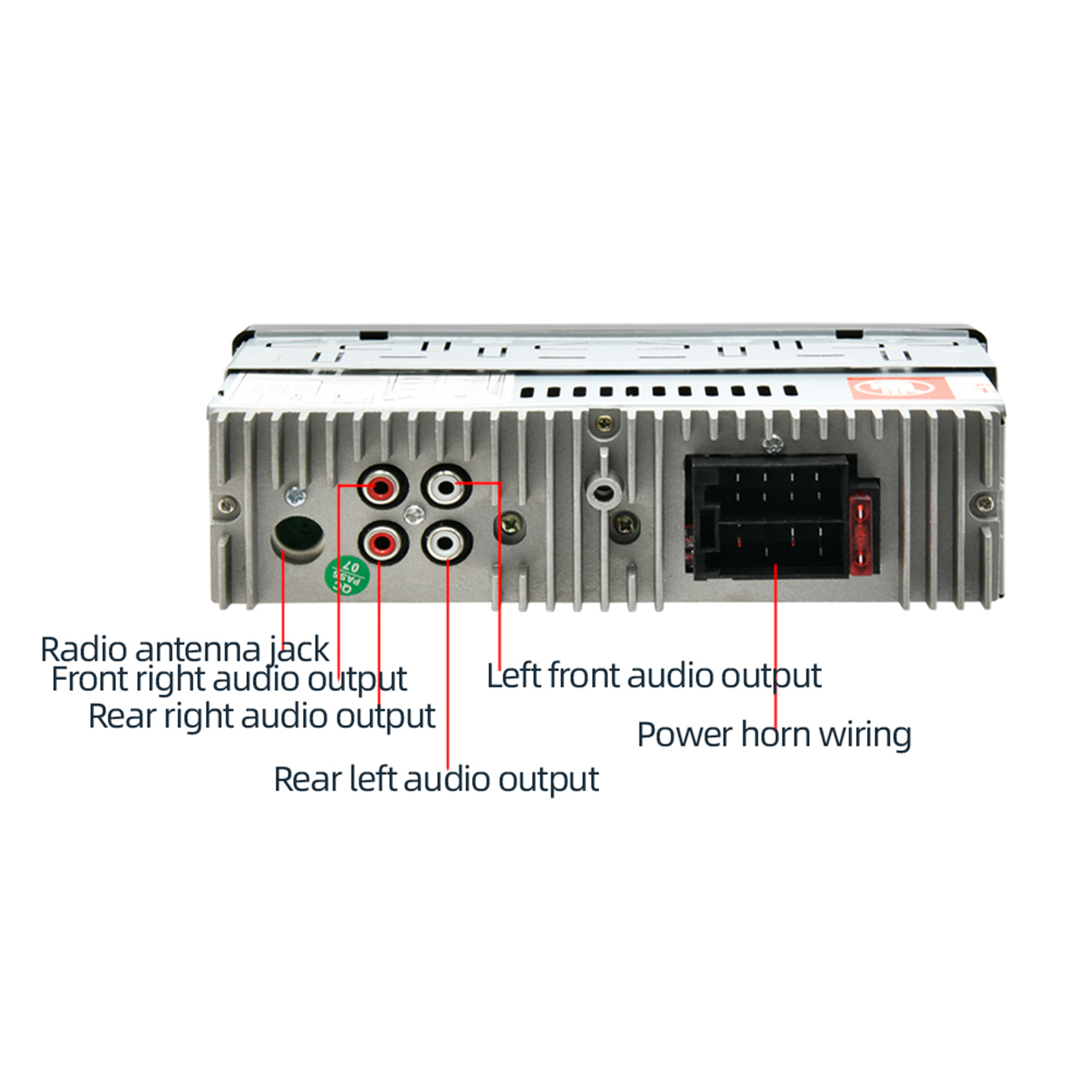 Autoradio Bluetooth 1DIN 7 Couleurs LED et Charge Rapide 2.1A Pioneer 9900 - راديو سيارة بلوتوث - Accessoires Auto/Moto - صورة 7