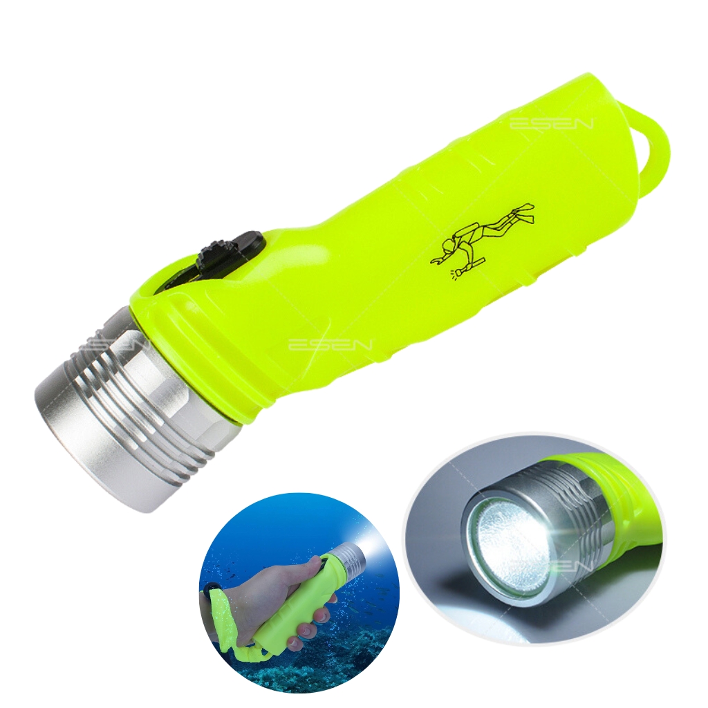 Lampe De Plongée Rechargeable Vibhgtf – Étanche, Portée 200 M, ABS, Format S Ou L, Sangle Non-sliss – Pêche Et Exploration