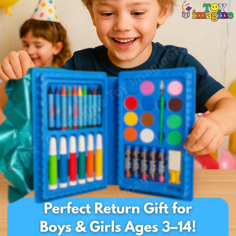 Kit d'Art Complet Peinture pour Enfants 42Pcs - علبة أدوات الرسم والتلوين الشاملة للأطفال مع حقيبة محمولة - Divers - صورة 3