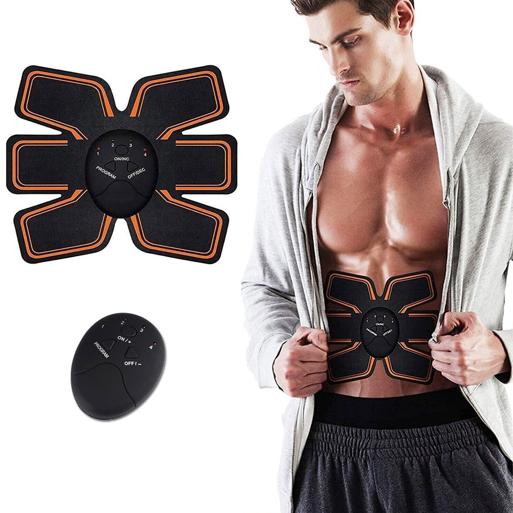 Ceinture de Musculation Électrostimulation EMS  Abdominaux et Minceur, 6 Modes - حزام التخسيس وتحفيز العضلات الكهربائي الذكي