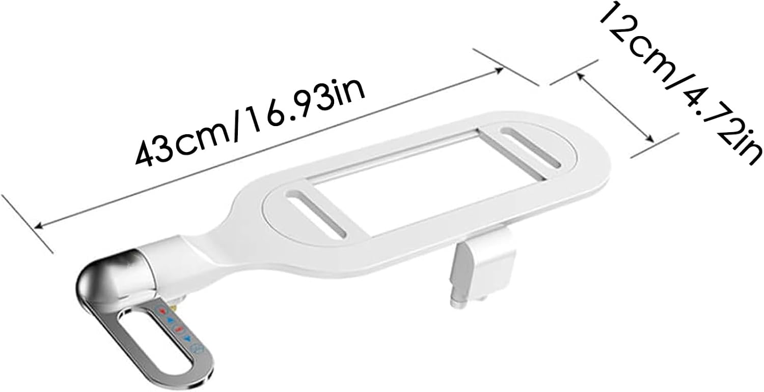 Bidet pour Toilettes Intelligent à Double Buse Fixation Ultra-Mince Autonettoyant - ملحق شطاف المرحاض الذكي بنظام الرش المزدوج - Maison - صورة 3