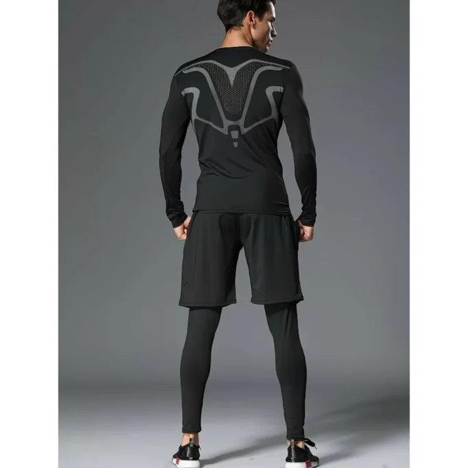 Ensemble de Sport Homme 5 Pièces Un Seul Ensemble Pour Les 4 Saison -بدلة رياضية رجالية متكاملة 5 قطع - Sport - صورة 3