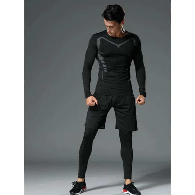 Ensemble de Sport Homme 5 Pièces Un Seul Ensemble Pour Les 4 Saison -بدلة رياضية رجالية متكاملة 5 قطع - Sport - صورة 7