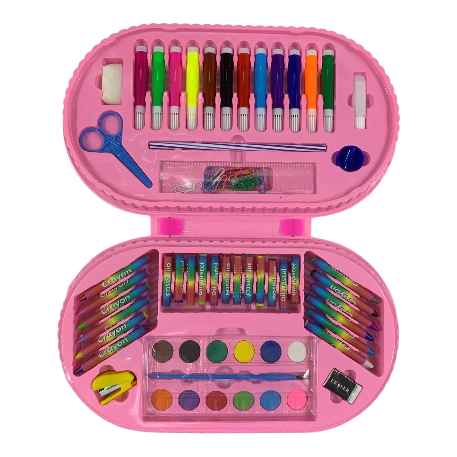Kit d'Art Super Mega 75 Pièces pour Enfants avec Mallette de Rangement - علبة أدوات الرسم والتلوين الفاخرة للأطفال 75 قطعة مع حقيبة - Divers - صورة 4