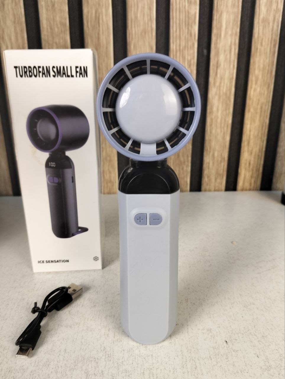 Mini Ventilateur Turbo Sans Pales - 100 Vitesses Réglables et Rechargeable USB - مروحة التوربو الذكية بدون شفرات مع 100 سرعة قابلة للتعديل - Produits de saison - صورة 13