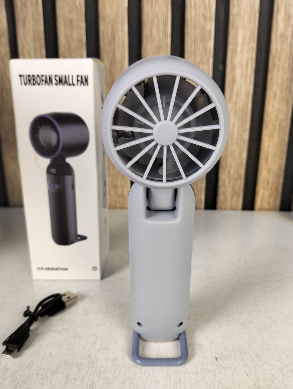 Mini Ventilateur Turbo Sans Pales - 100 Vitesses Réglables et Rechargeable USB - مروحة التوربو الذكية بدون شفرات مع 100 سرعة قابلة للتعديل - Produits de saison - صورة 12